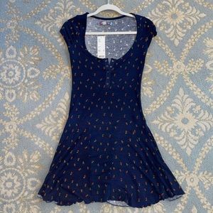 NWT UO Strawberry Print Dress Size M